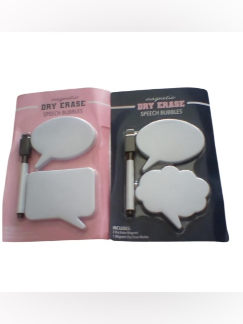 Magnetic Dry Erase Speech Bubbles - 2 sets